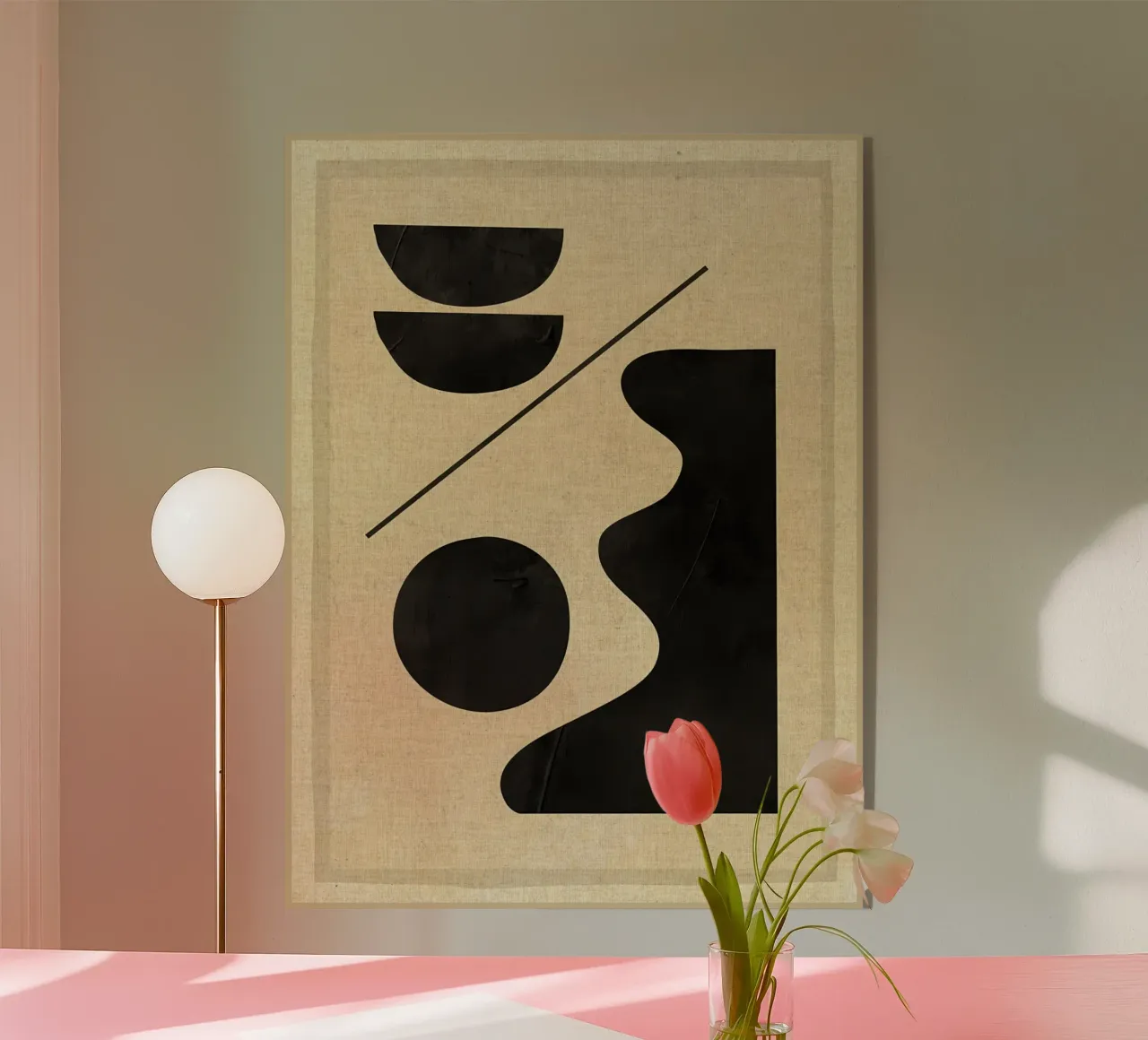 Forme astratte moderne e minimali plexiglass da Edson Studio