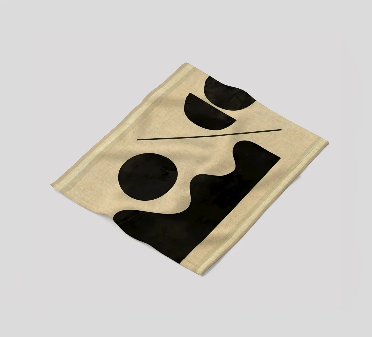 Forme astratte moderne e minimali coperta in pile da Edson Studio
