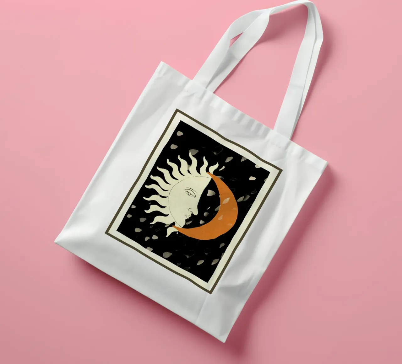Sole e Luna borsa in juta da Edson Studio
