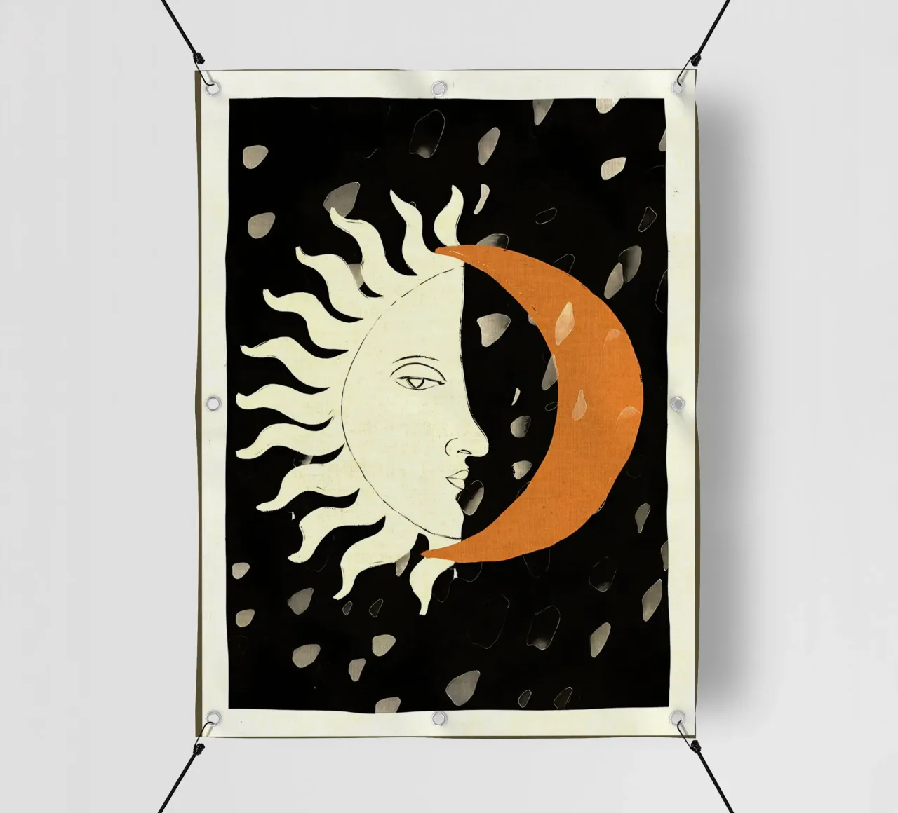 Sole e Luna telo in pvc da Edson Studio
