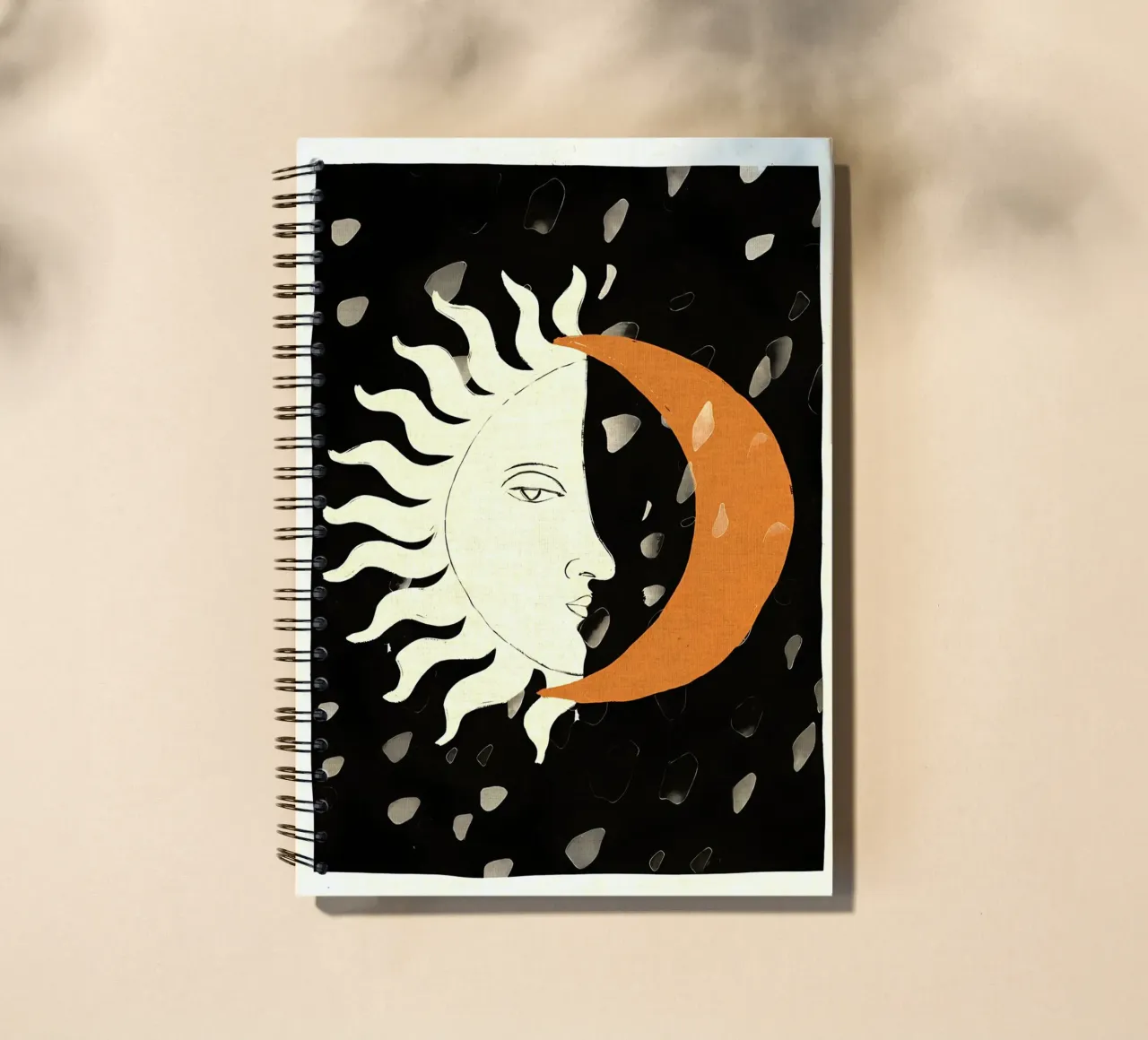 Sun and Moon spiral notebook by Edson Studio