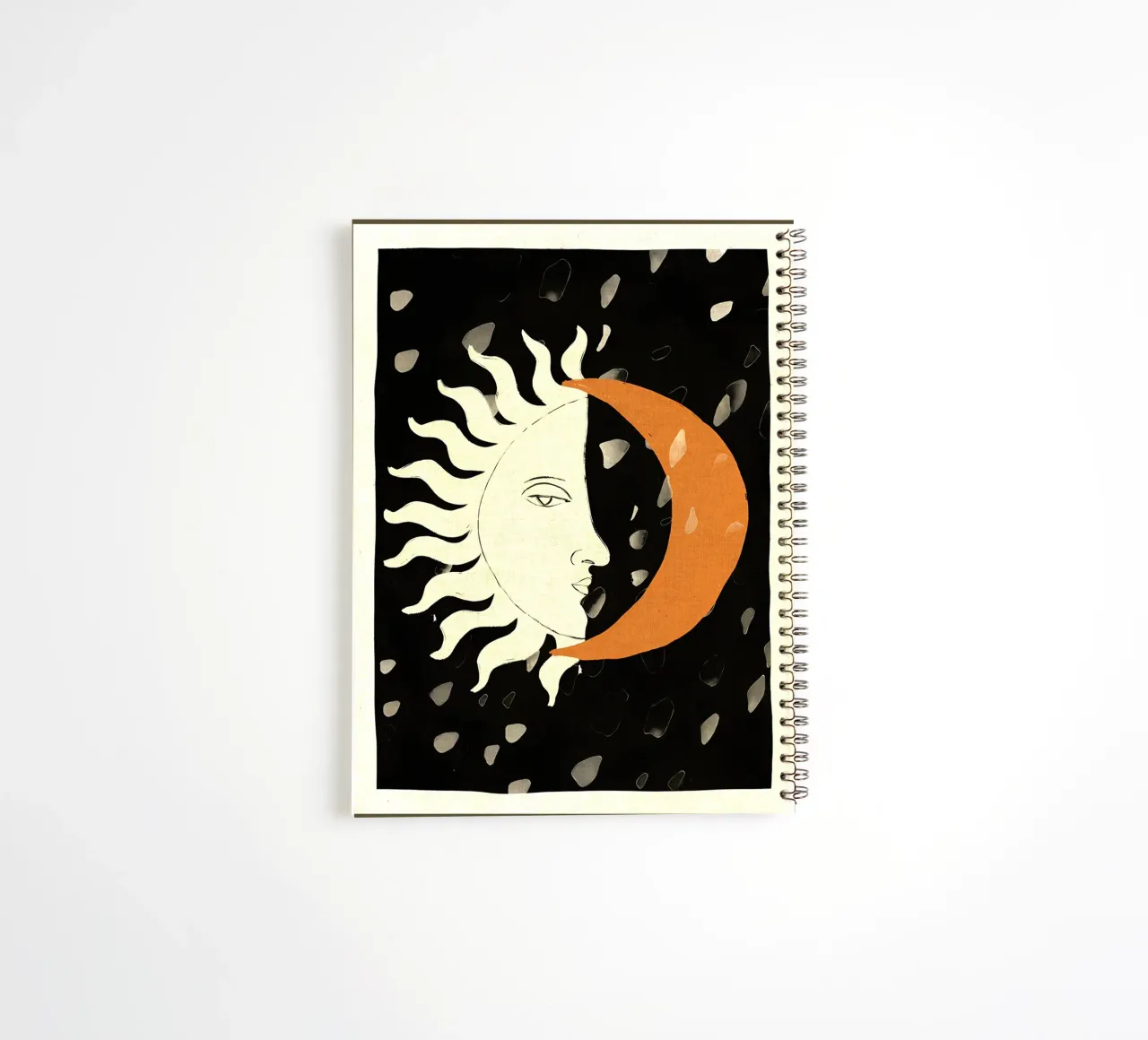 Sun and Moon spiral notebook by Edson Studio