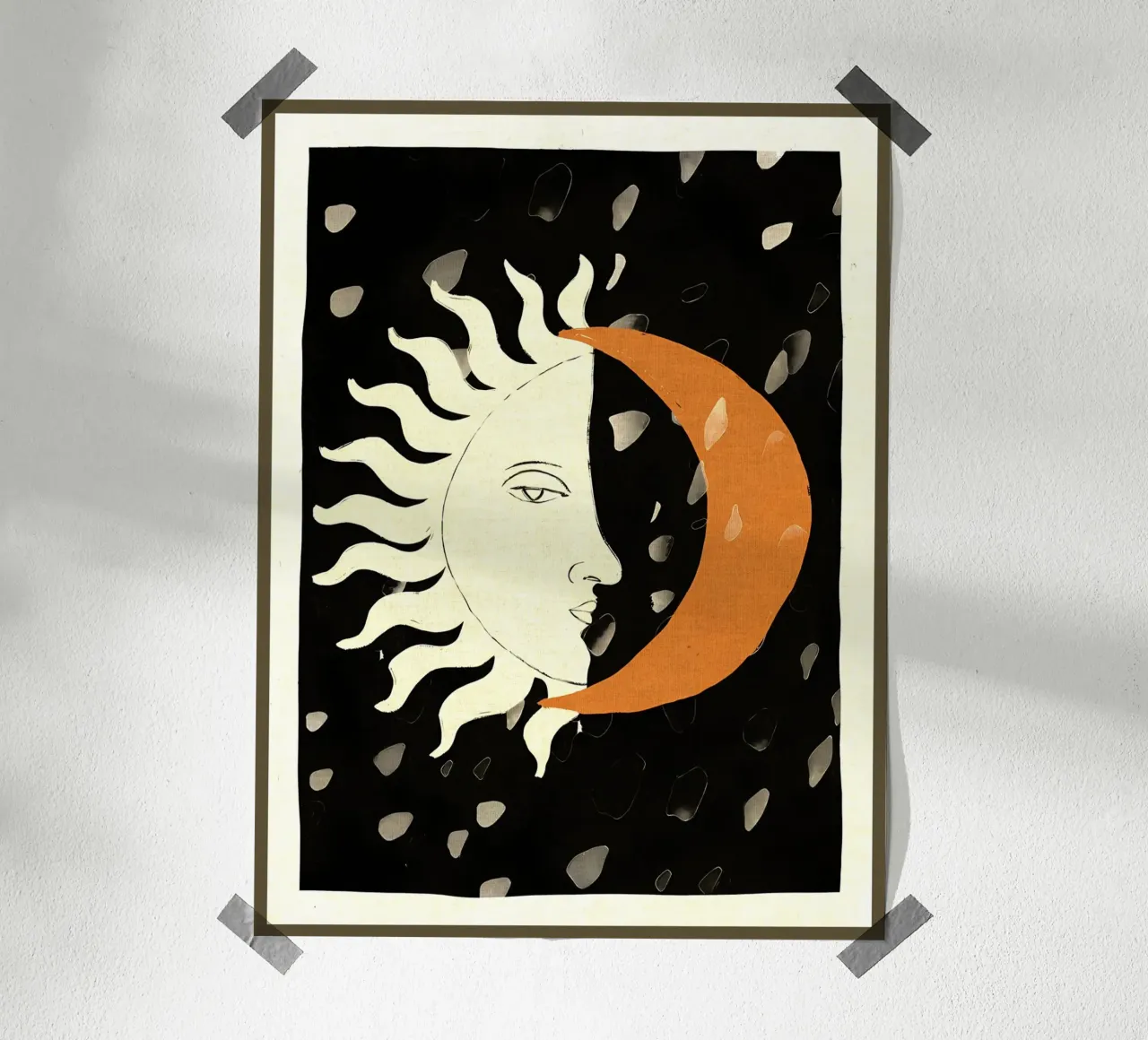 Sole e Luna carta hahnemühle da Edson Studio
