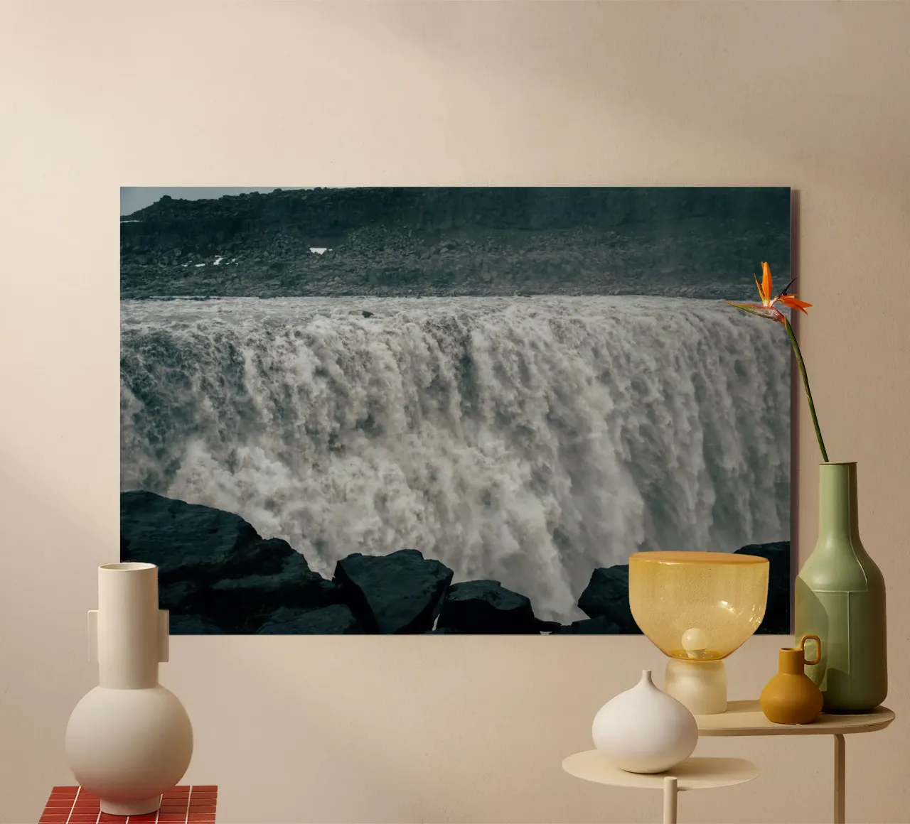 Cascate nordiche alluminio dibond da Wanderlust Vibes