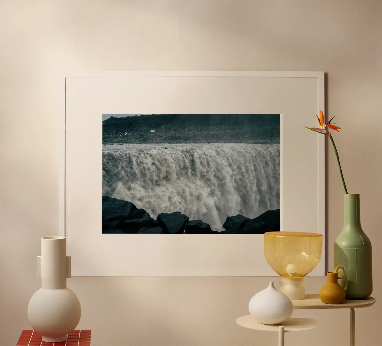 Cascate nordiche poster da Wanderlust Vibes