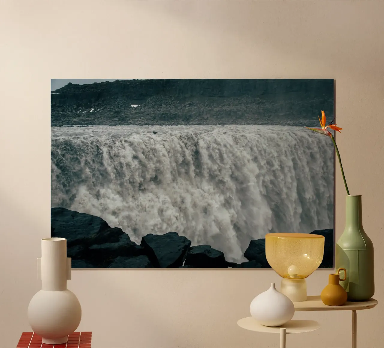 Cascate nordiche poster da Wanderlust Vibes