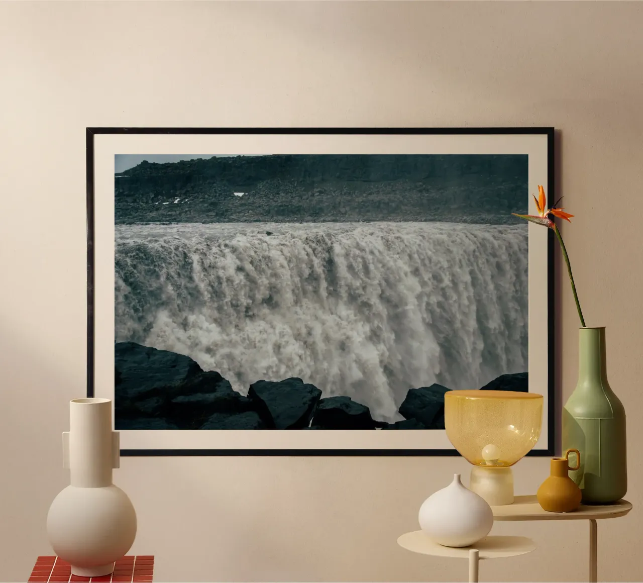 Cascate nordiche poster da Wanderlust Vibes