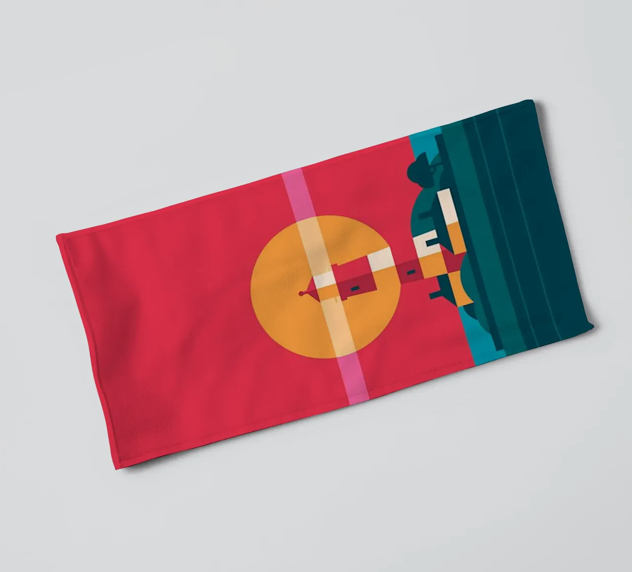 The Mercusuar towel by cosmos studio
