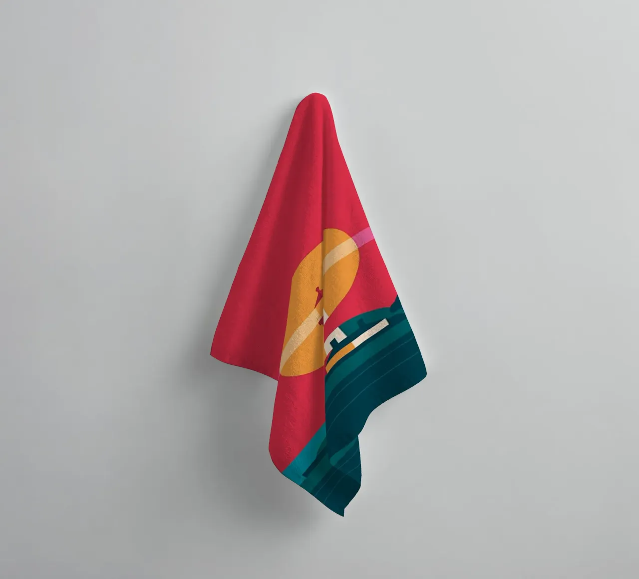 The Mercusuar towel by cosmos studio