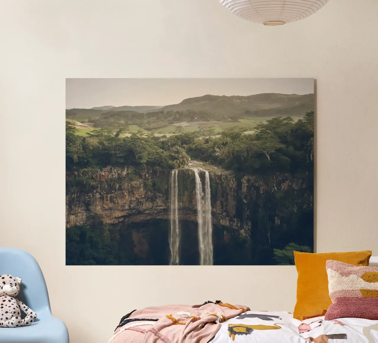 Cascate di Chamarel, Mauritius plexiglass da Wanderlust Vibes