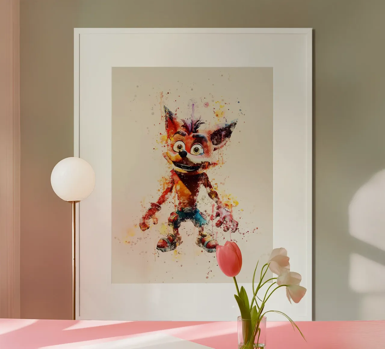 arte dei personaggi di bandicoot poster da ontoseno