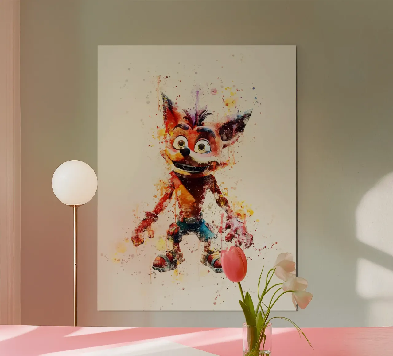 arte dei personaggi di bandicoot poster da ontoseno