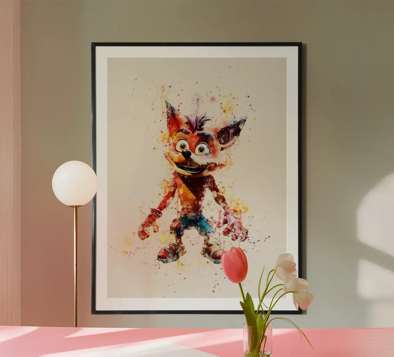 arte dei personaggi di bandicoot poster da ontoseno