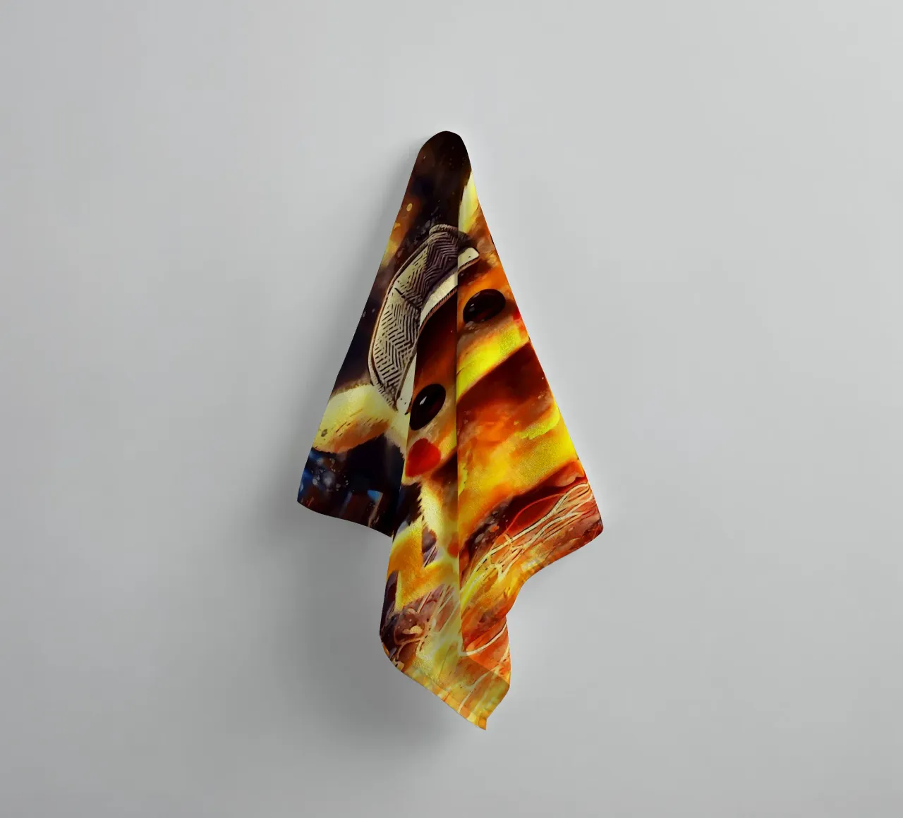 thunder character art towel by ontoseno