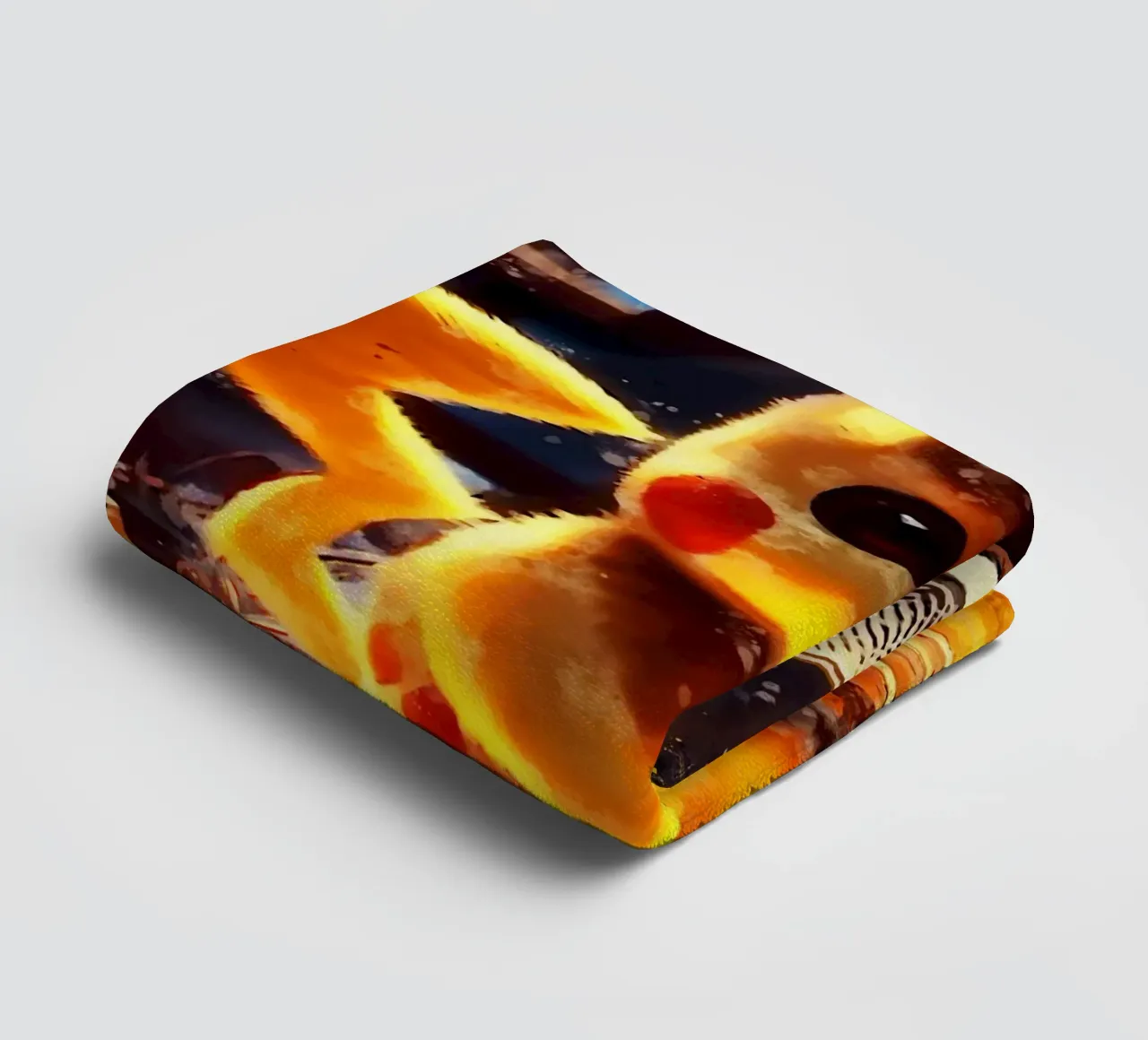 thunder character art towel by ontoseno