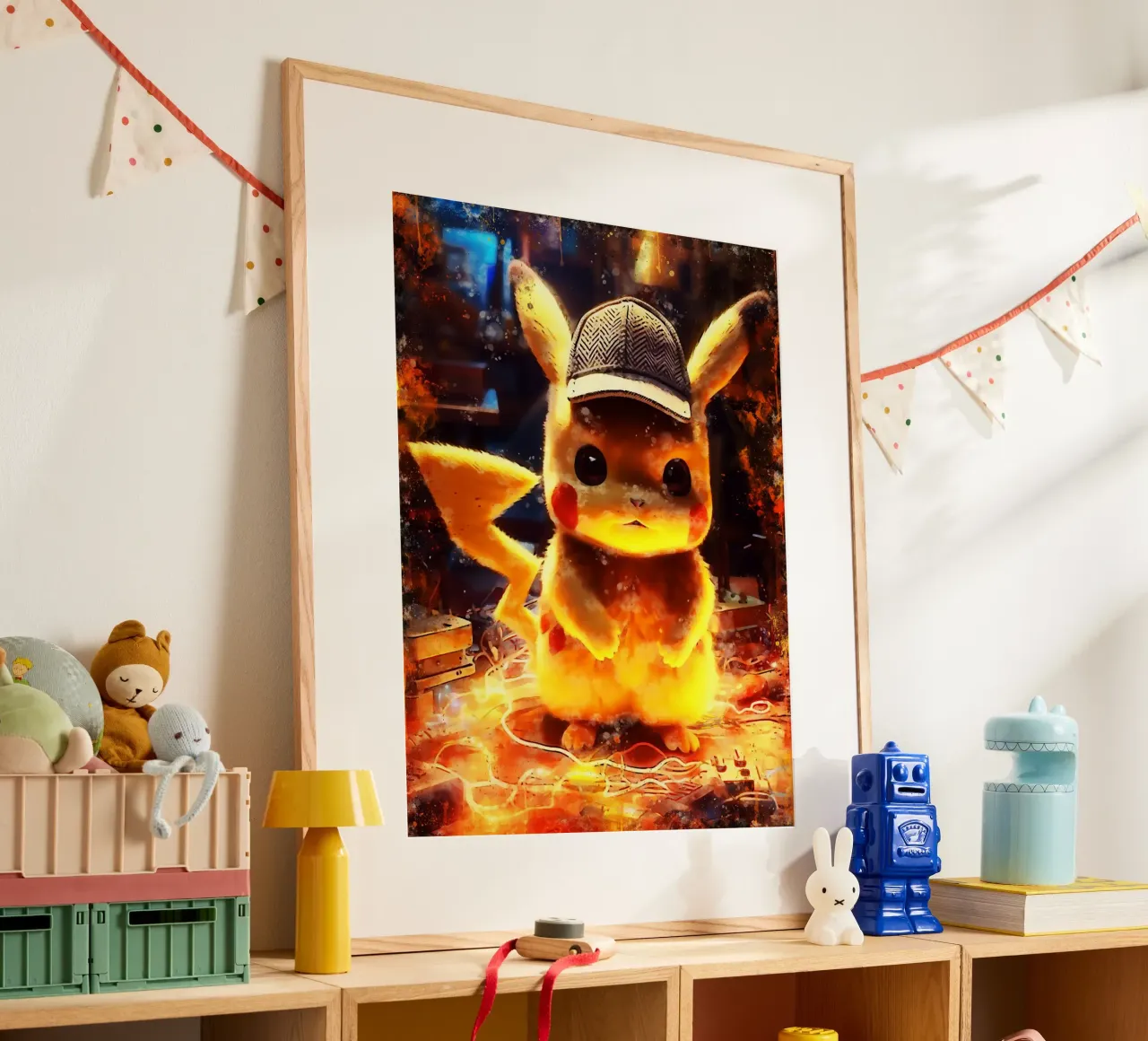 Thunder Zeichen Kunst Poster von ontoseno