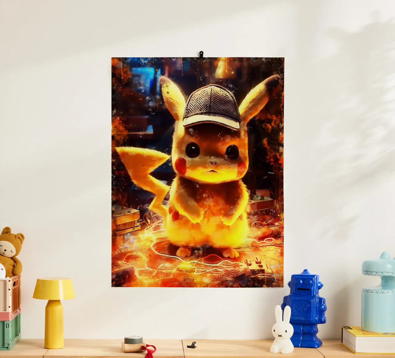Thunder Zeichen Kunst Poster von ontoseno