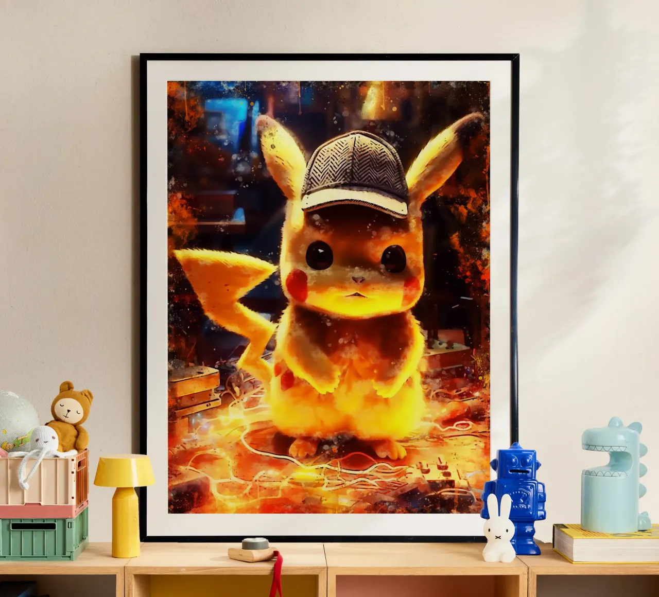 Thunder Zeichen Kunst Poster von ontoseno