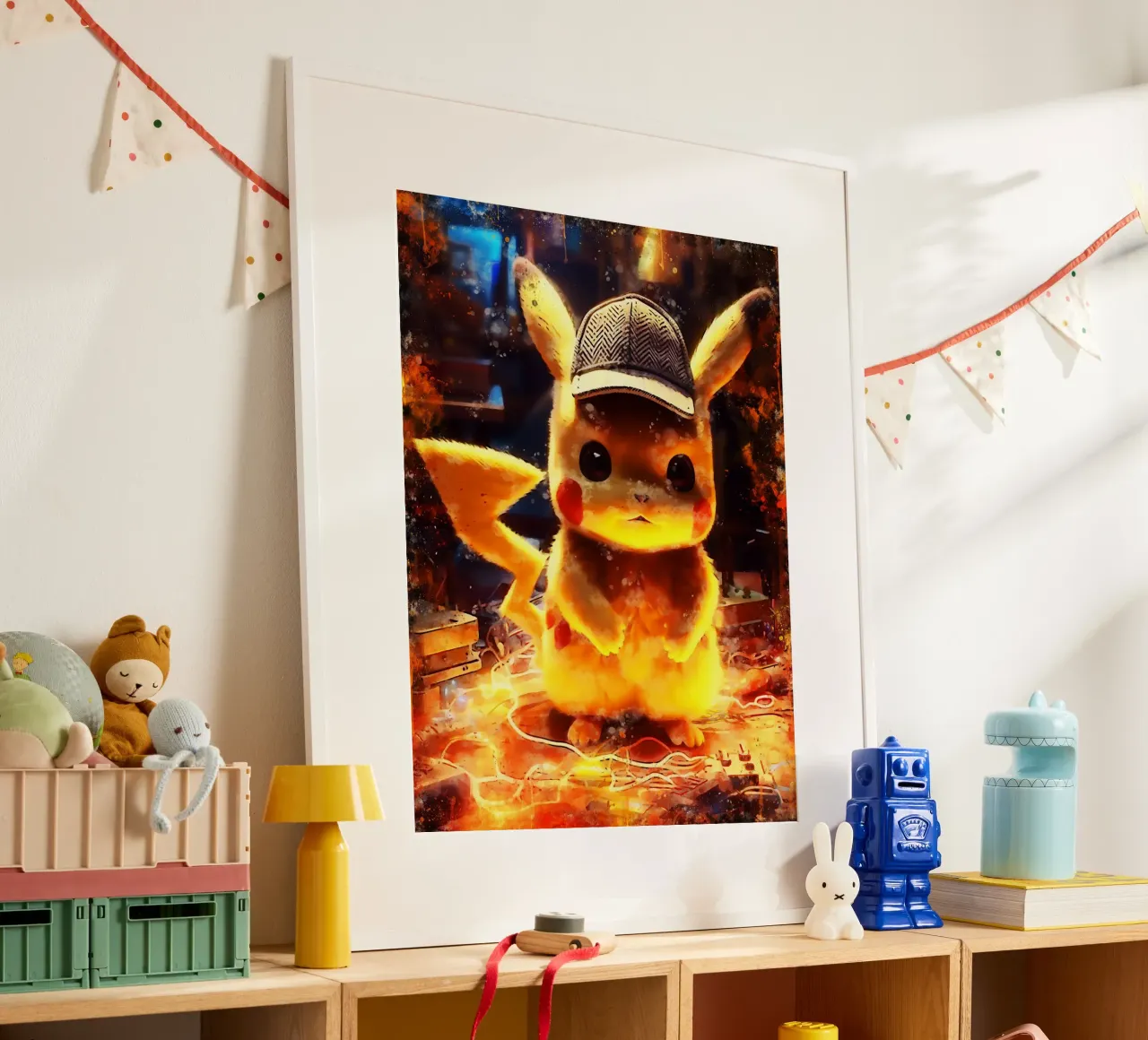 Thunder Zeichen Kunst Poster von ontoseno