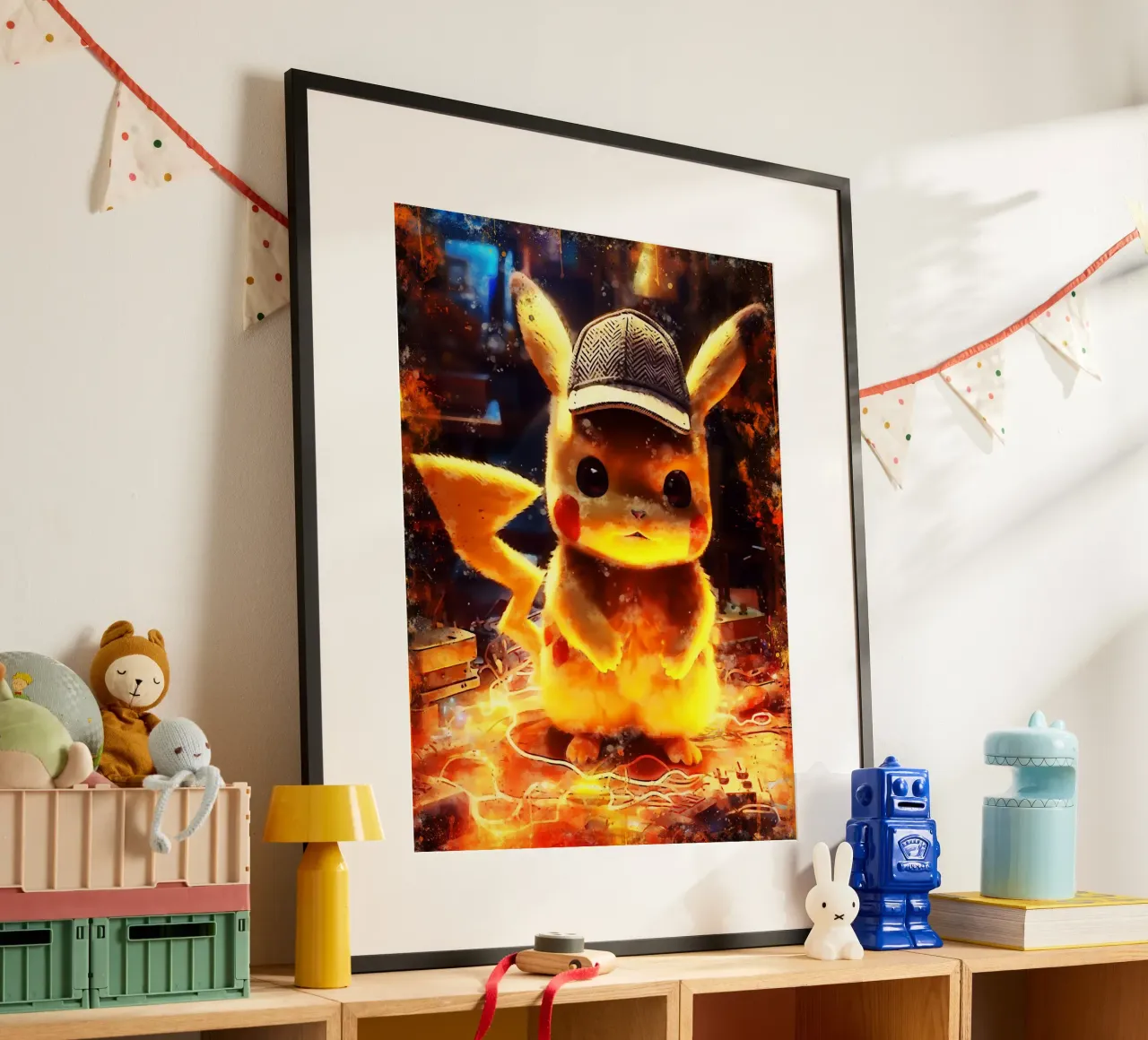 Thunder Zeichen Kunst Poster von ontoseno