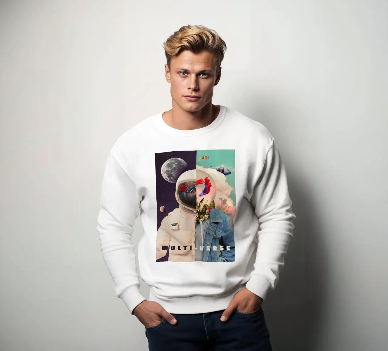 Multiverse astronaut felpa da sayre shop