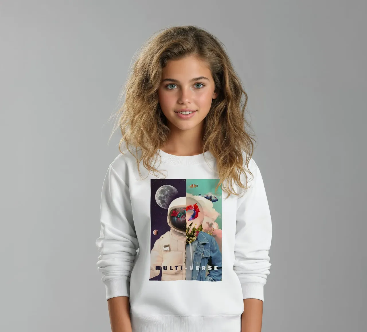 Multiverse astronaut felpa bambino da sayre shop