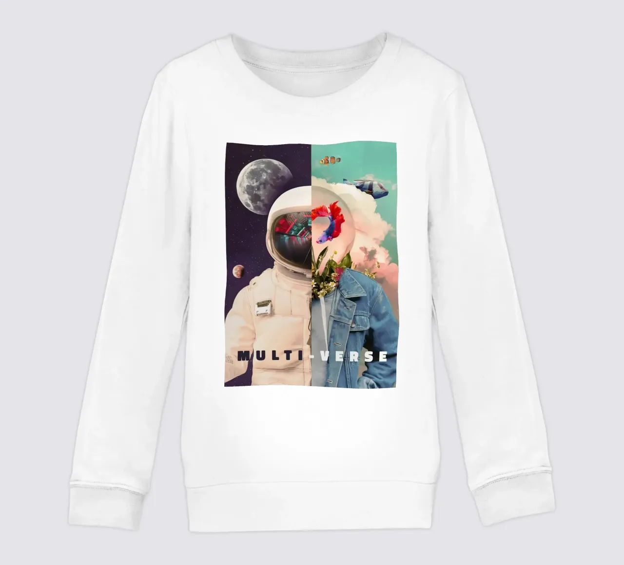 Multiverse astronaut felpa bambino da sayre shop