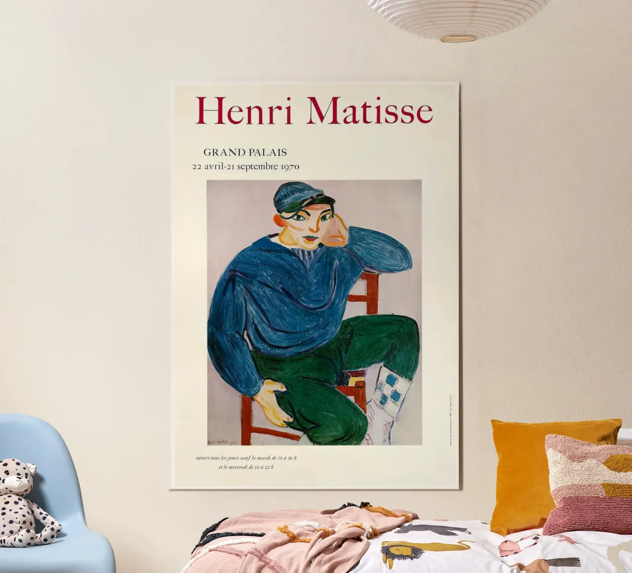 Matisse "De schilder en zijn model" Fauvisme Kunstdruk poster van homdeco