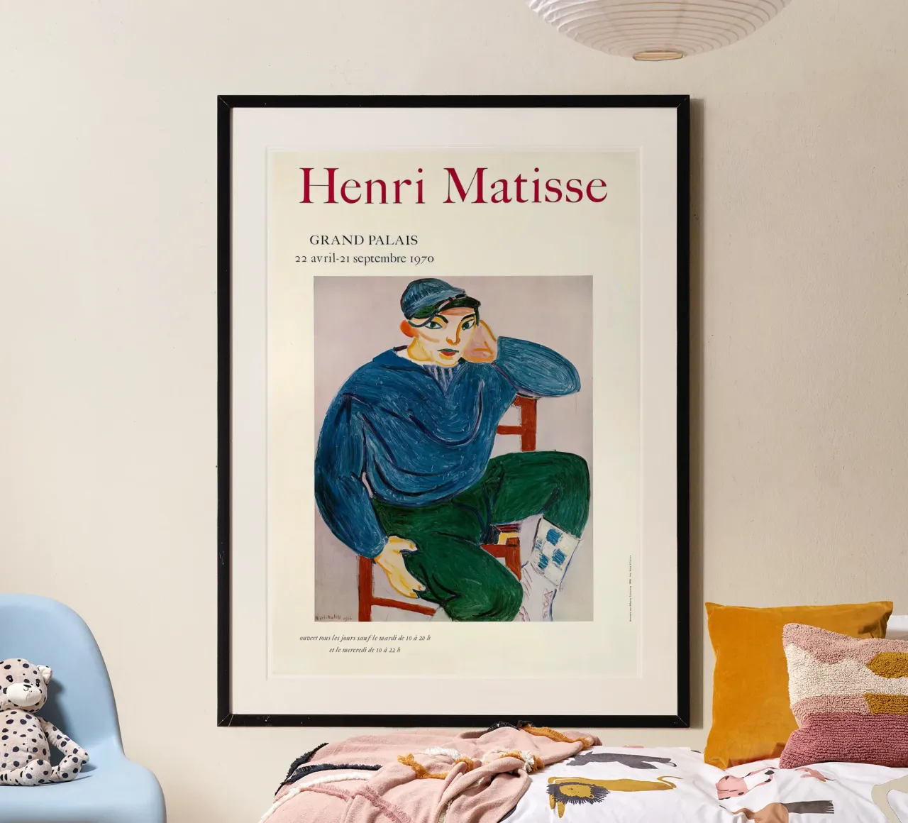 Matisse "De schilder en zijn model" Fauvisme Kunstdruk poster van homdeco