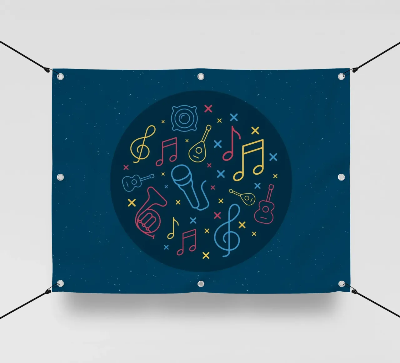 Note musicali telo in pvc da sayre shop