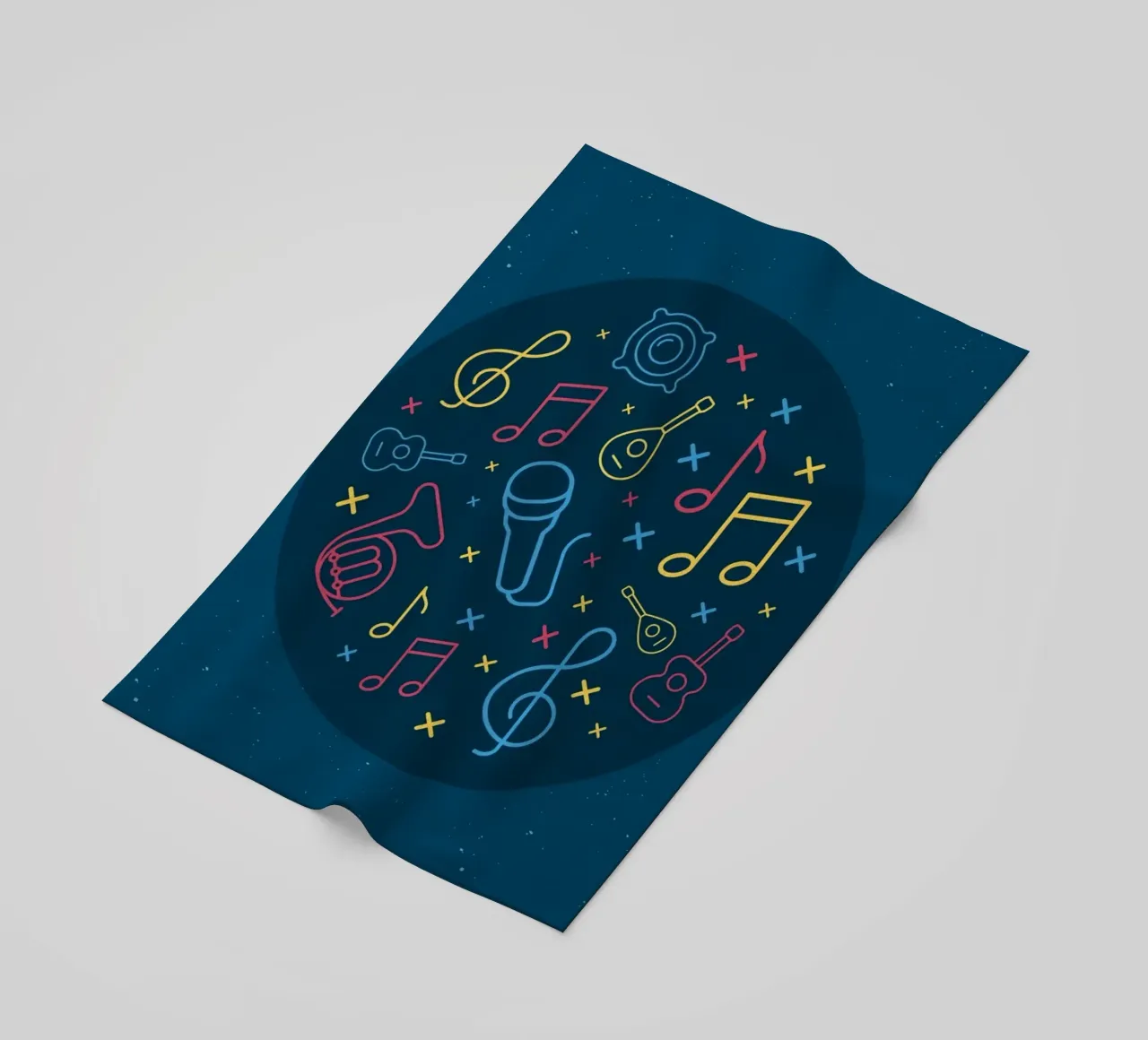 Note musicali telo mare da sayre shop