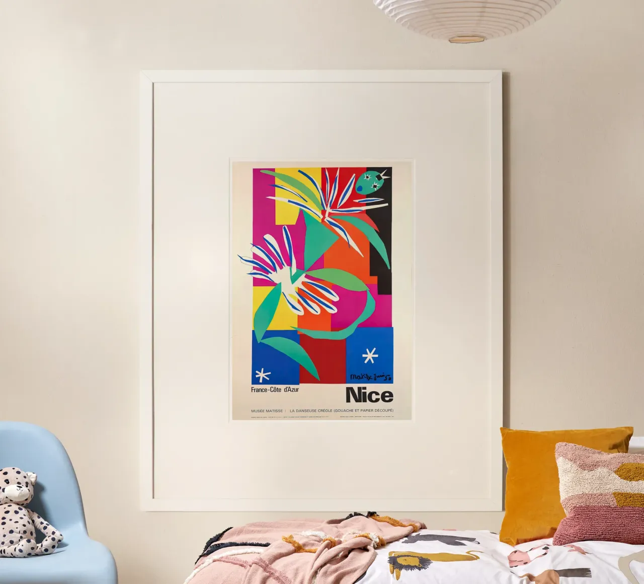 Poster della mostra di Matisse "La ballerina creola" ritagliato poster da homdeco