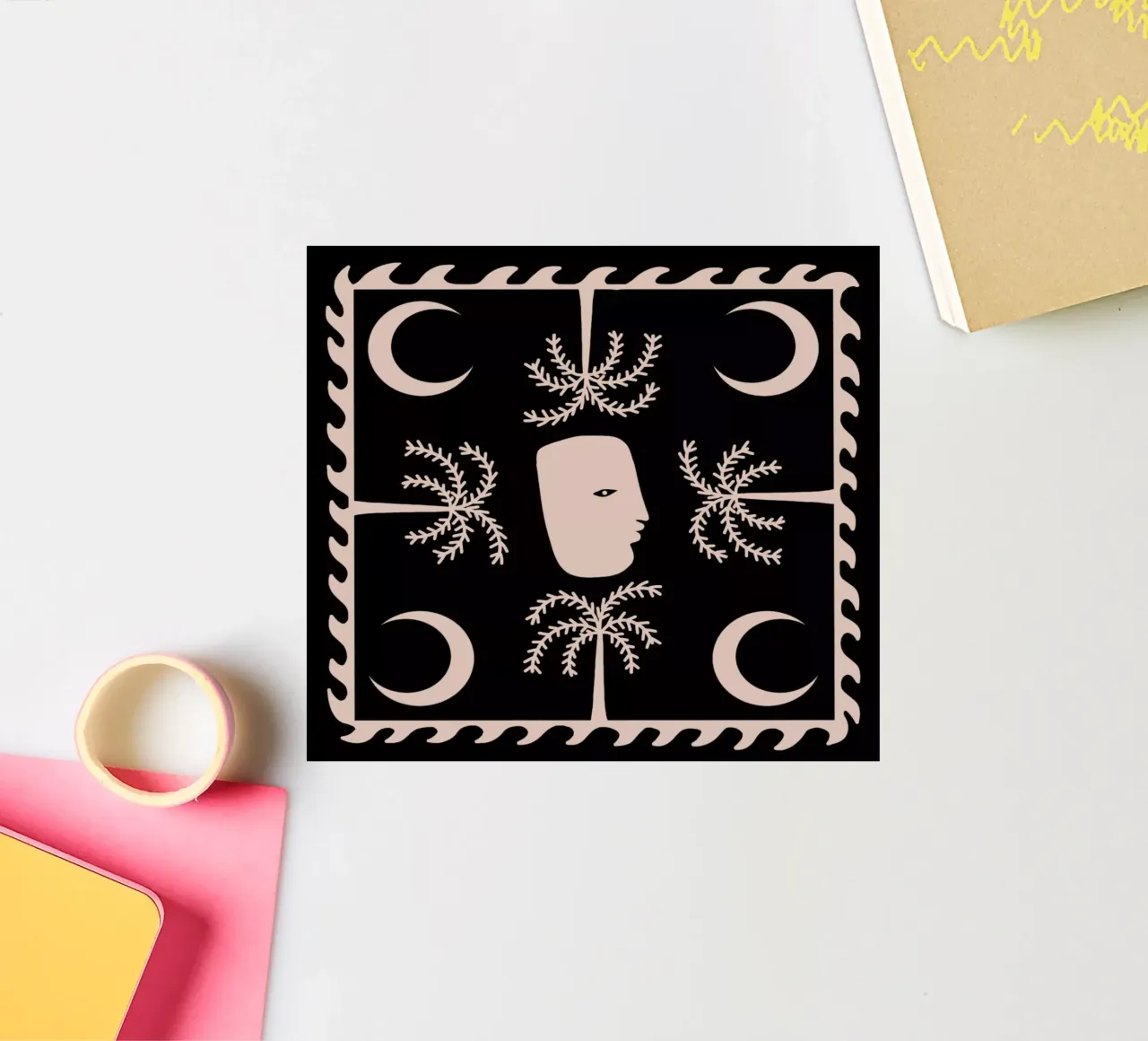 celestial - 1 sticker by Shatha Al Dafai