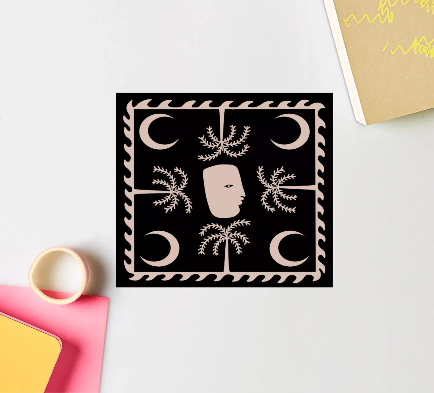 celestial - 1 sticker by Shatha Al Dafai