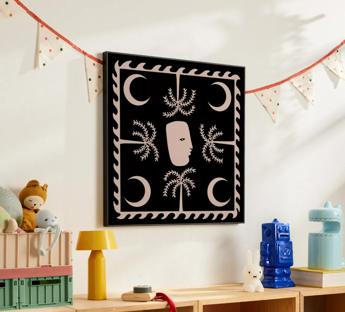 celeste - 1 pannello forex da Shatha Al Dafai