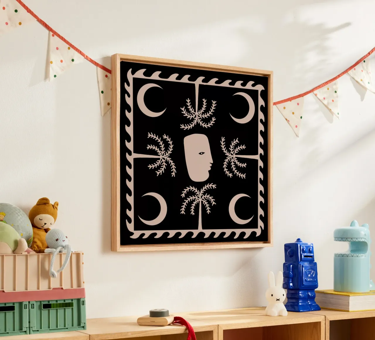 hemels - 1 canvas van Shatha Al Dafai