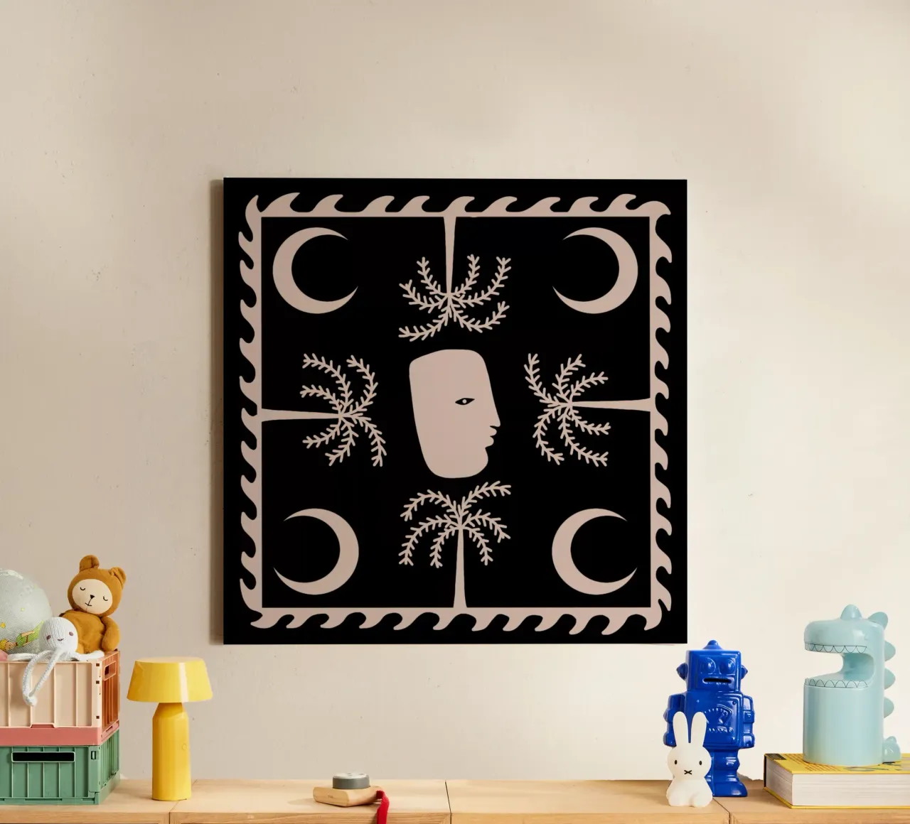 hemels - 1 canvas van Shatha Al Dafai