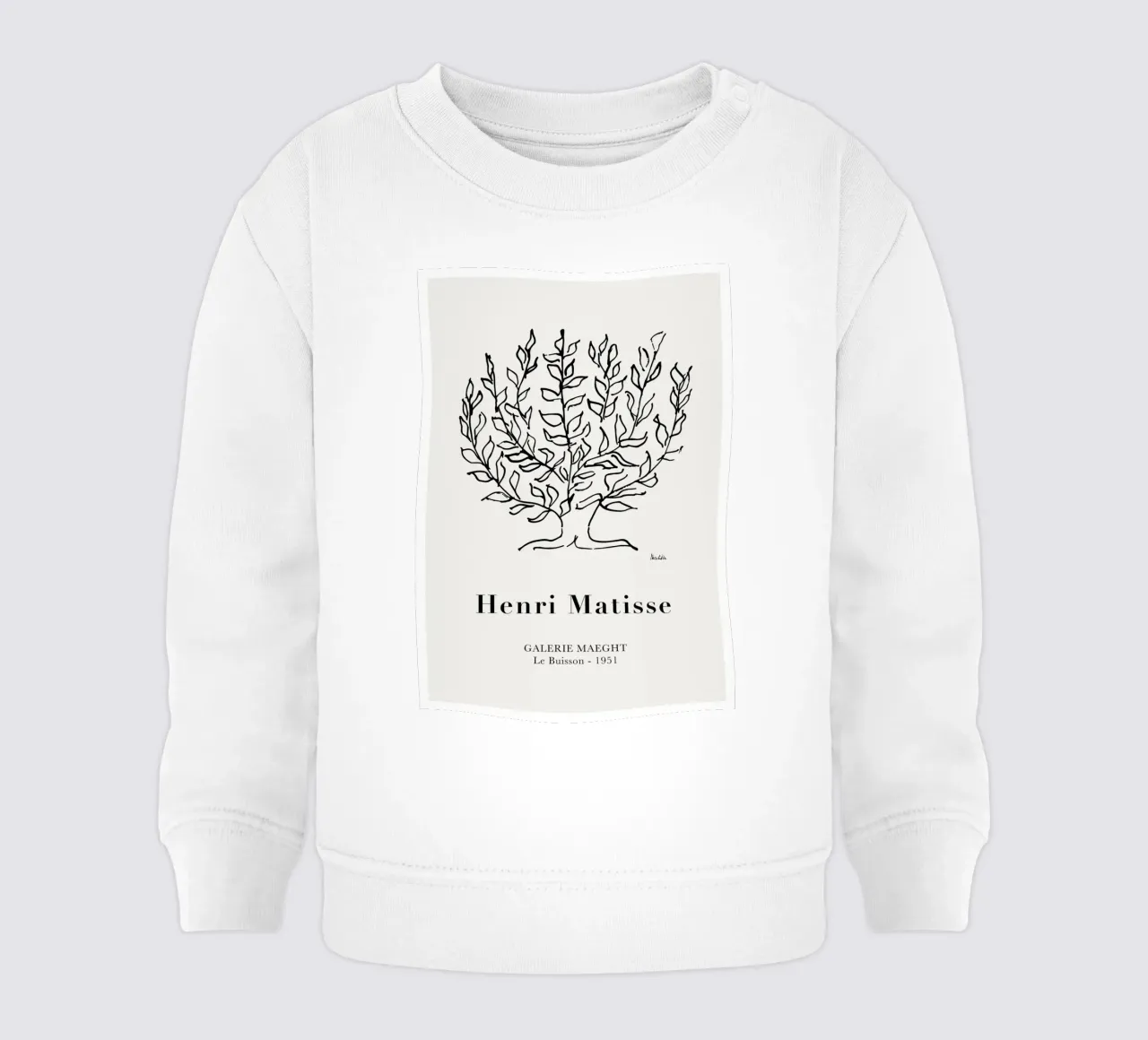 Matisse "Le Buisson" 1951 Line Art Tree Print sudadera de bebé de homdeco