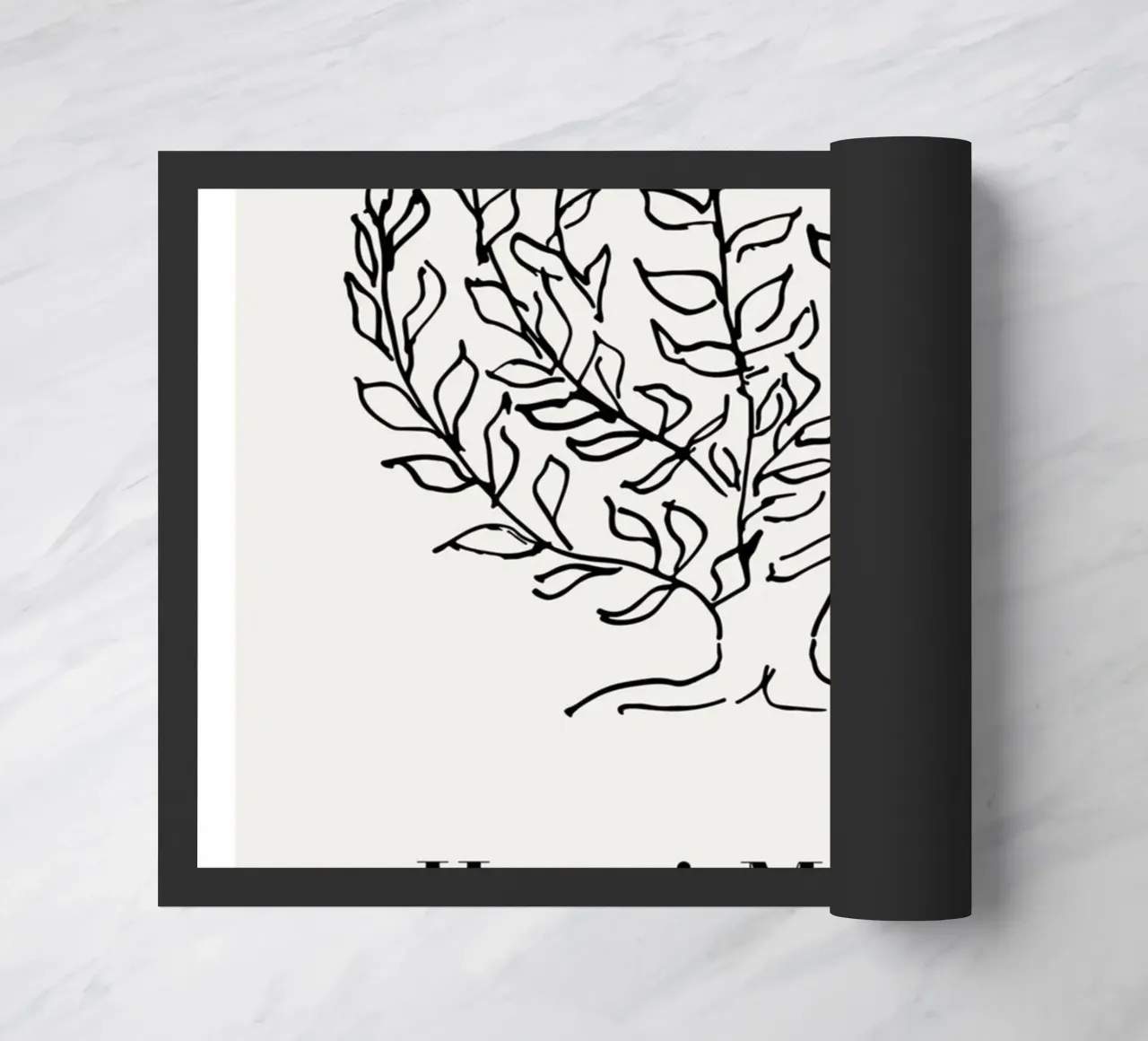 Matisse "Le Buisson" 1951 Line Art Tree Print felpudo de homdeco