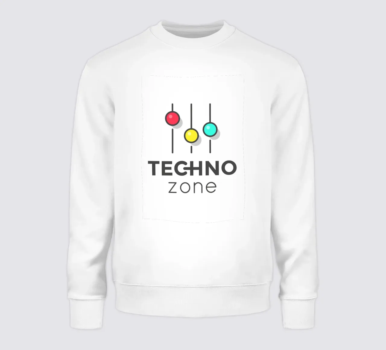 Techno zone music Blanco sudadera de sayre shop