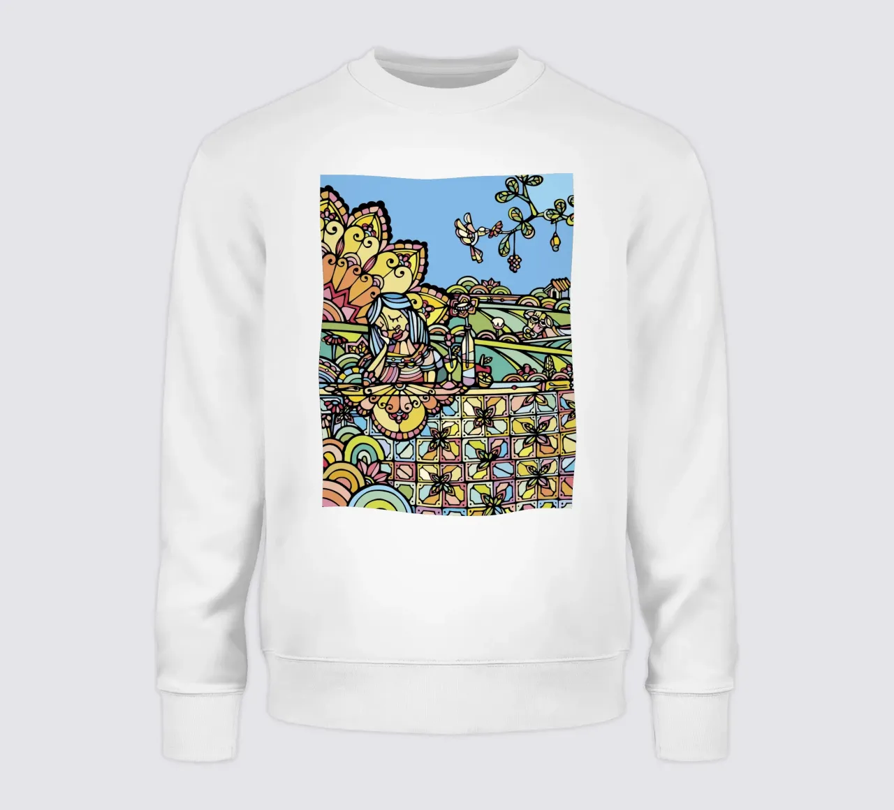 Fiori d'arancio felpa da Ninhol