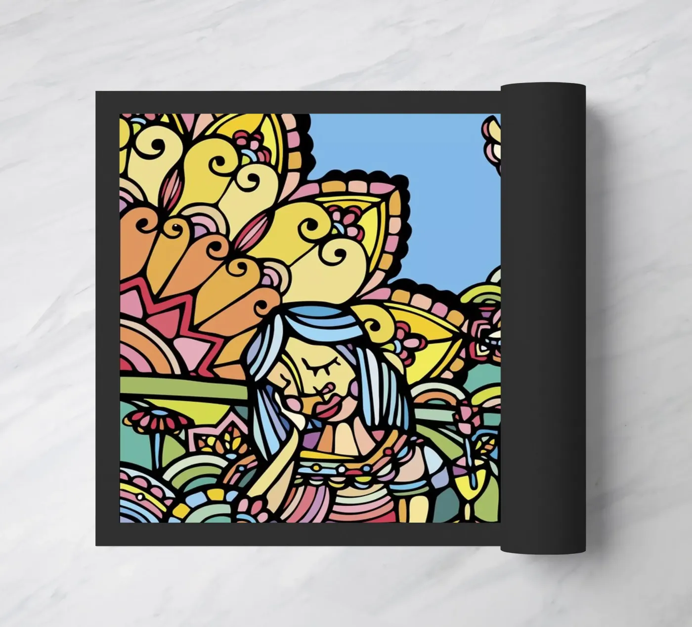 Beija flor doormat by Ninhol