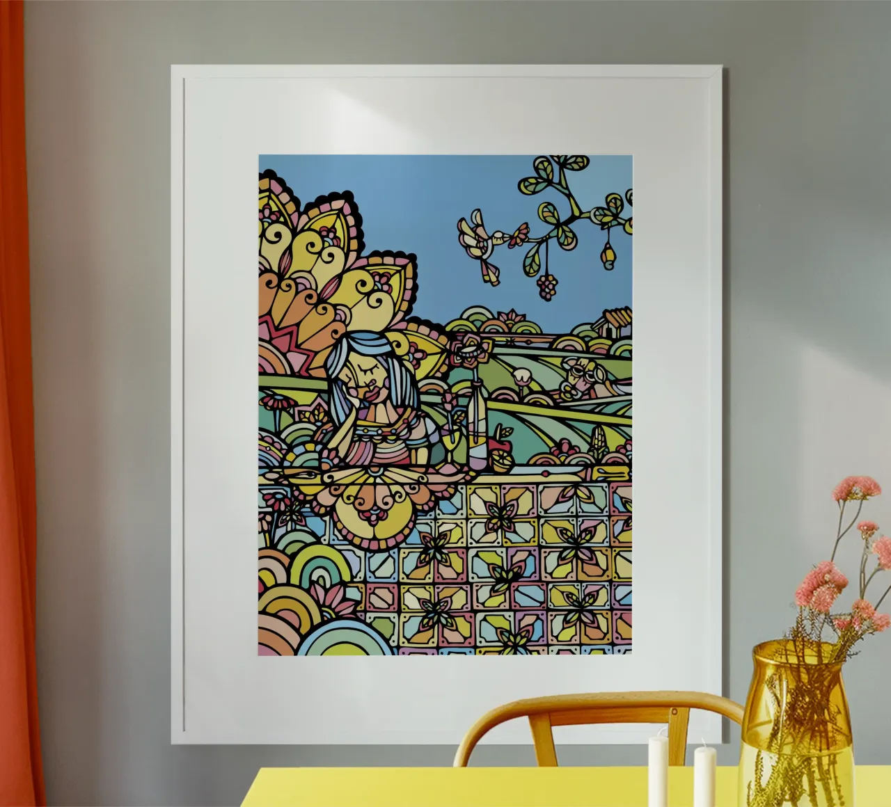 Fiori d'arancio carta hahnemühle da Ninhol