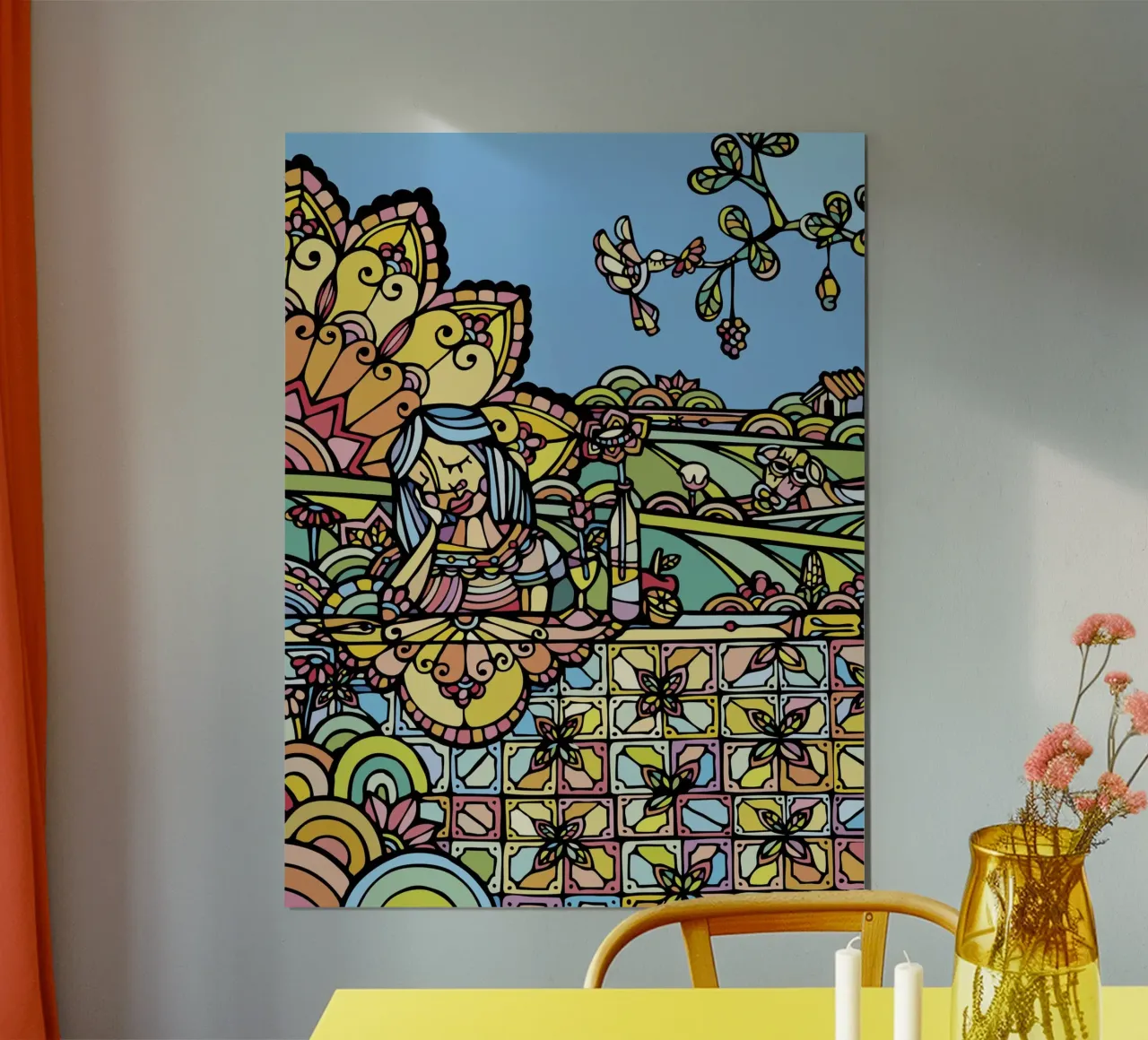 Fiori d'arancio carta hahnemühle da Ninhol