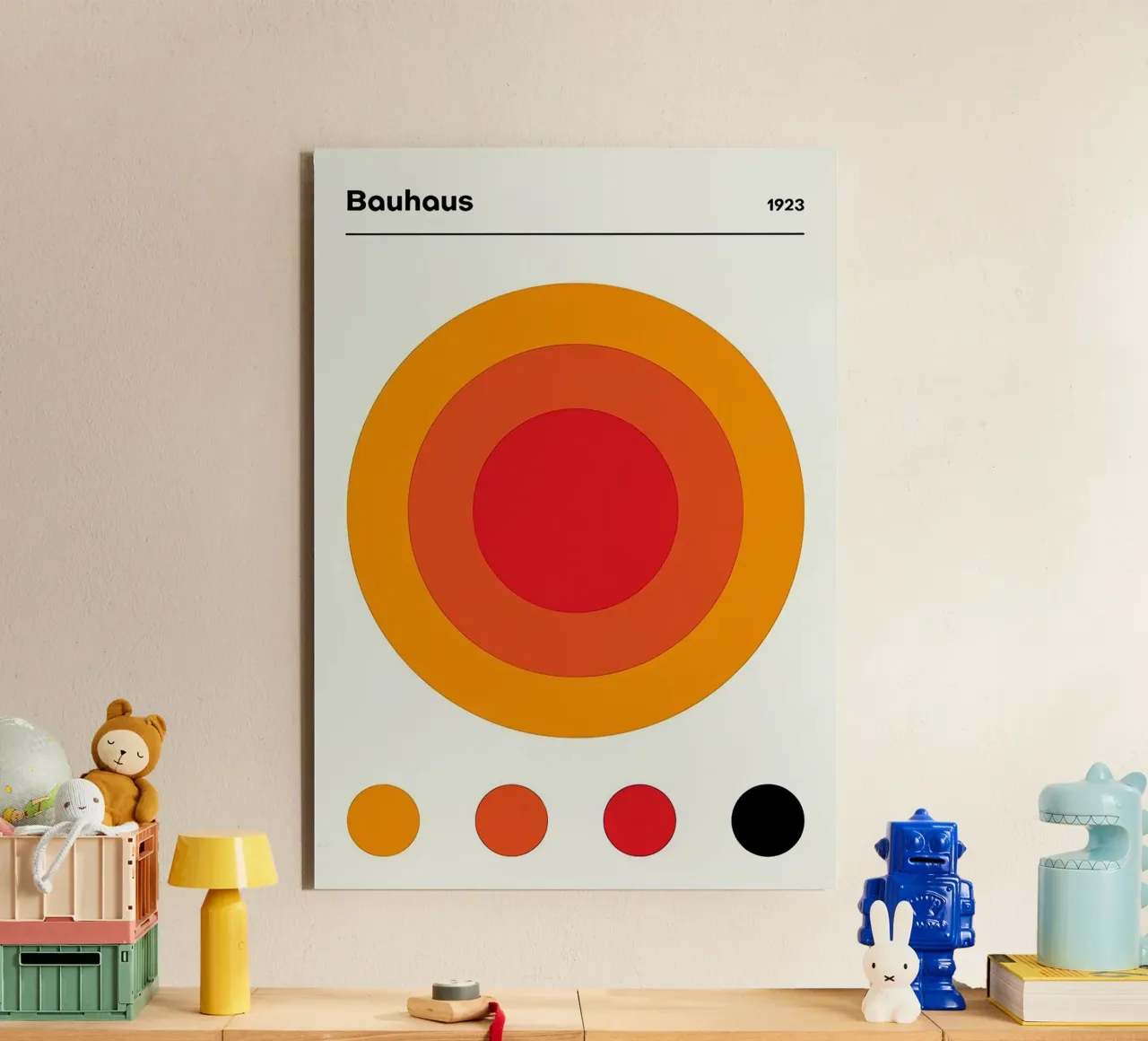 Bauhaus 1923 alluminio dibond da Kale