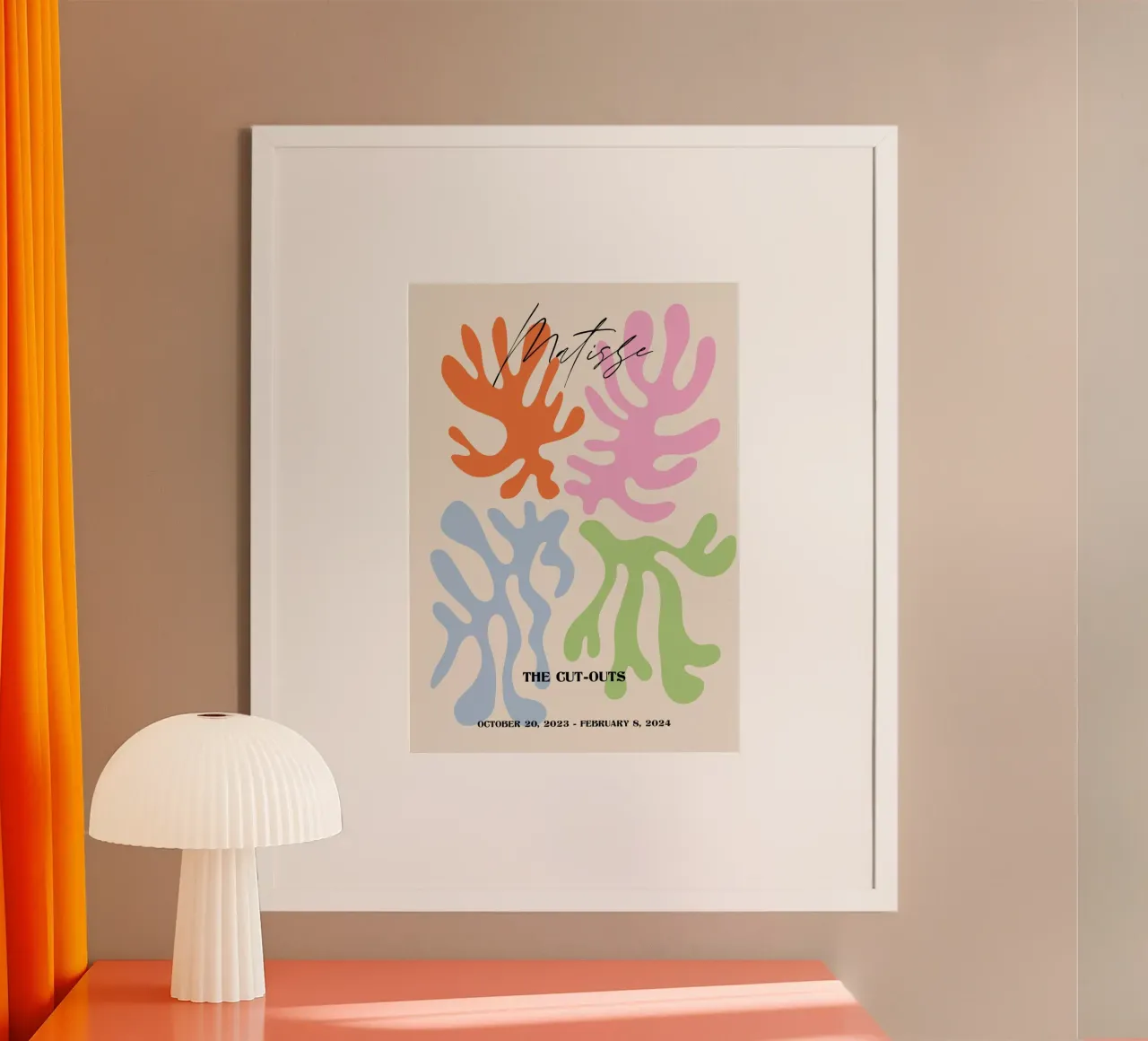 Matisse "De uitsnijdingen" Kleurrijke abstracte vormen poster poster van homdeco