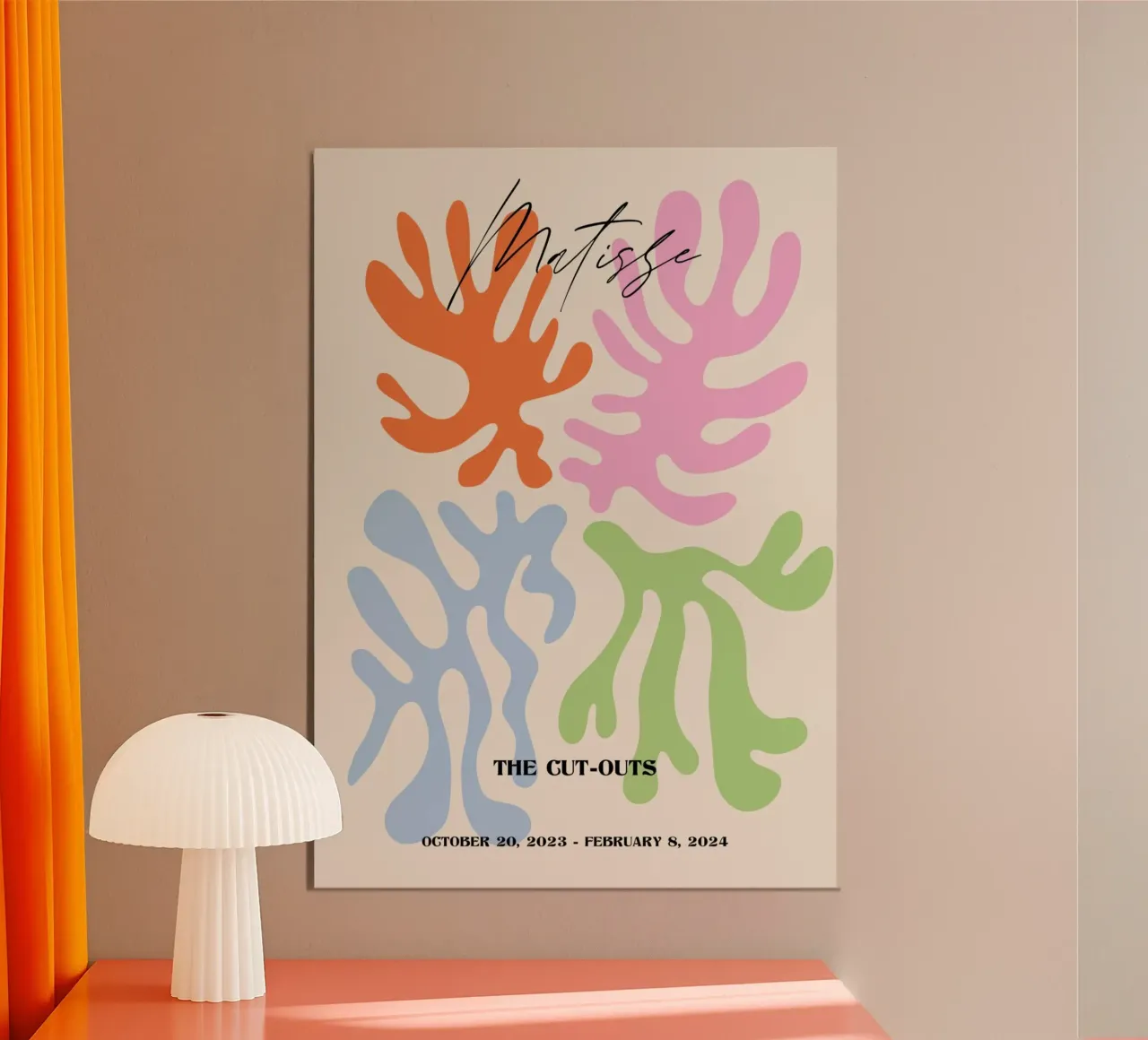 Matisse "De uitsnijdingen" Kleurrijke abstracte vormen poster poster van homdeco