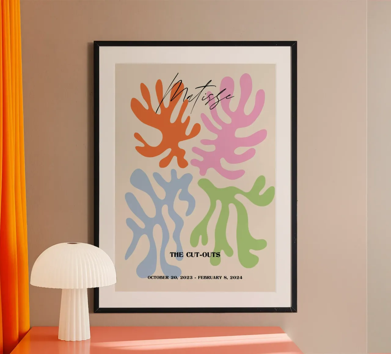Matisse "De uitsnijdingen" Kleurrijke abstracte vormen poster poster van homdeco