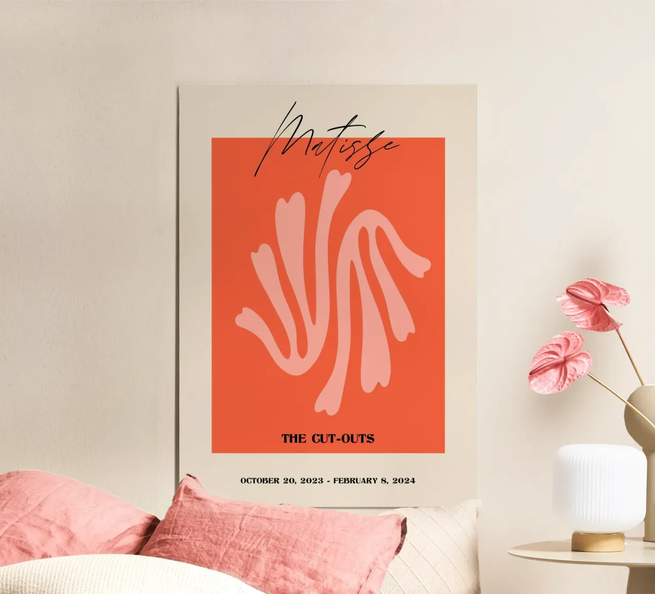 Matisse "Die Ausschnitte" Fließend Organisch Abstrakt Poster Poster von homdeco