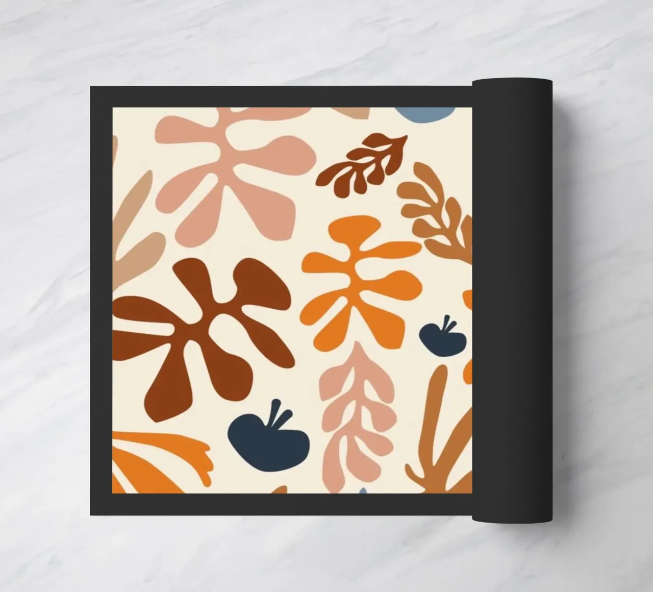 Matisse "The Cut-Outs" Botanical Abstract & Zitat Poster Fußmatte von homdeco